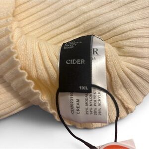 Cider Cream Ribbed Top